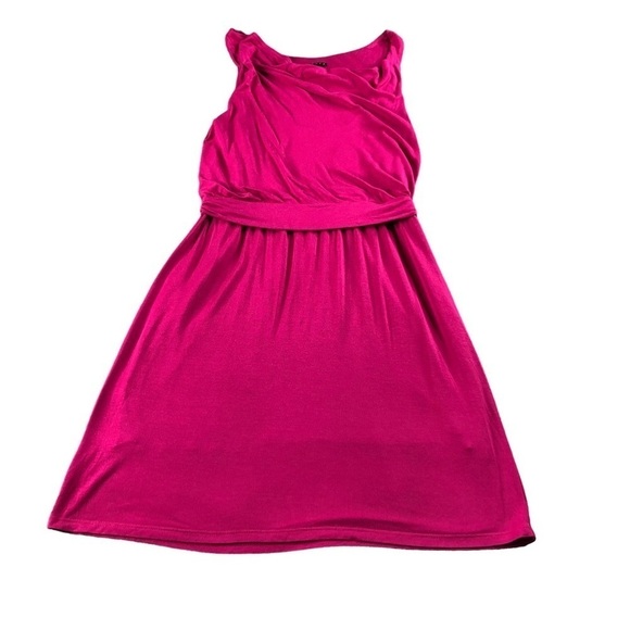 Theory Womens Fuscia Pink SzSmall Modal Tank Dress, Barbie, Barbiecore, Party - Picture 1 of 8